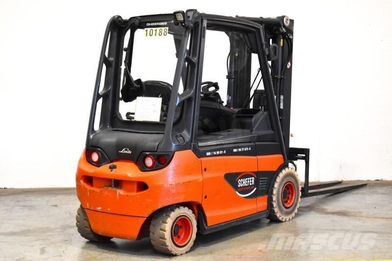 Linde E 30 387 El gaffeltrucks