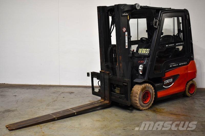 Linde E 30 387 El gaffeltrucks