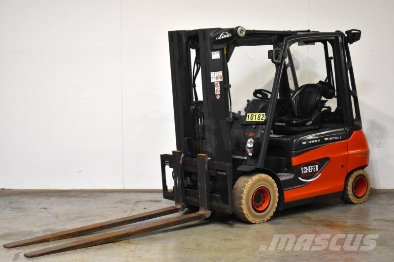 Linde E 30 387 El gaffeltrucks
