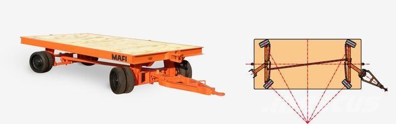 Mafi 1060 / 4t Anhænger med lad/Flatbed