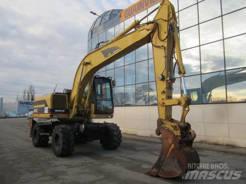 CAT M315 Gravemaskiner på hjul