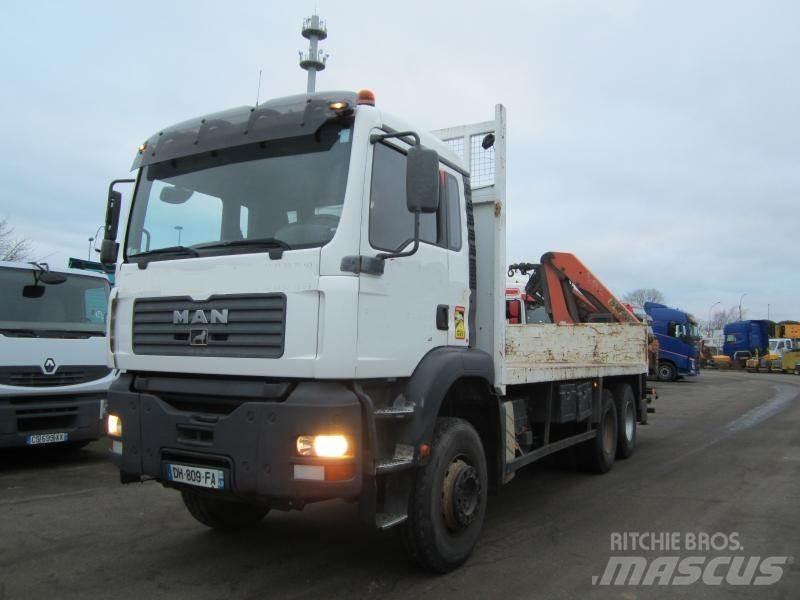 MAN TGA Lastbil med lad/Flatbed
