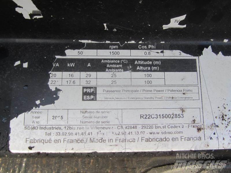 Sdmo R22 Dieselgeneratorer