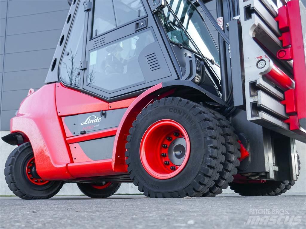 Linde H 80D-03/900 Diesel gaffeltrucks
