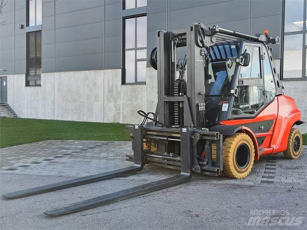 Linde H 80T-03/900 LPG gaffeltrucks