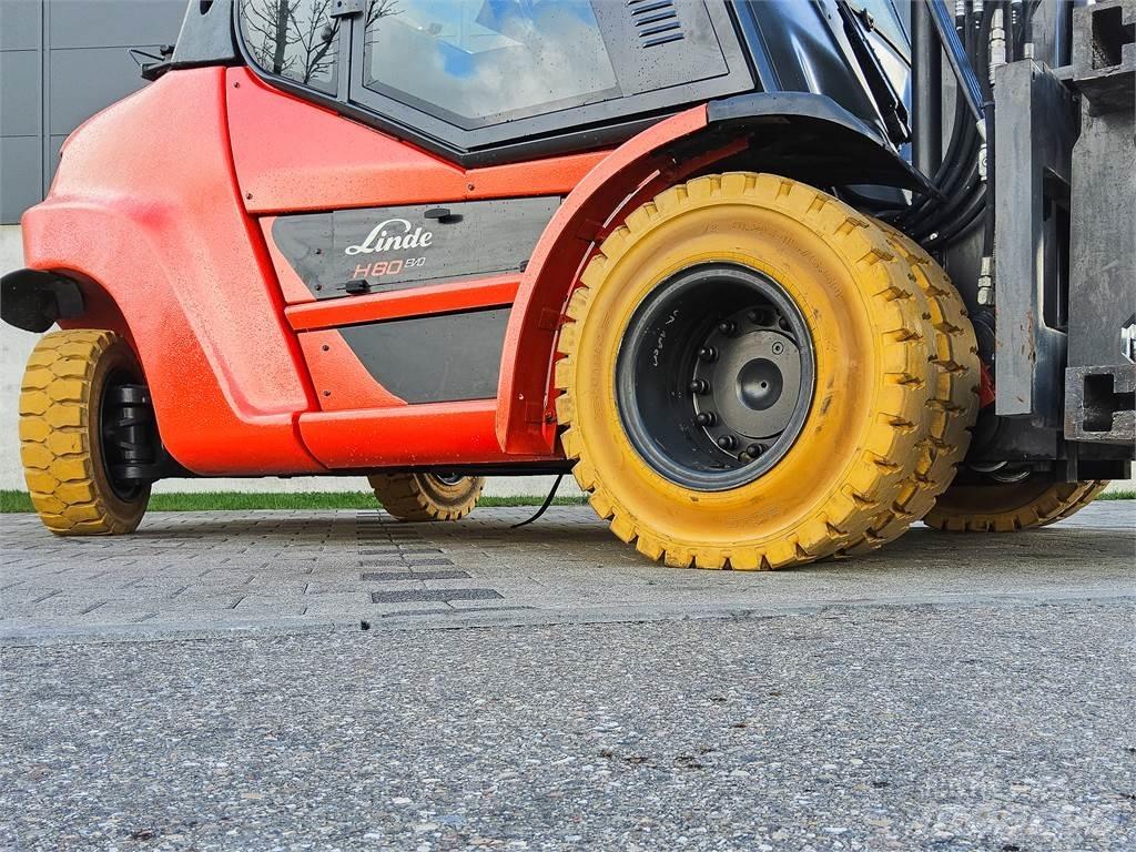 Linde H 80T-03/900 LPG gaffeltrucks