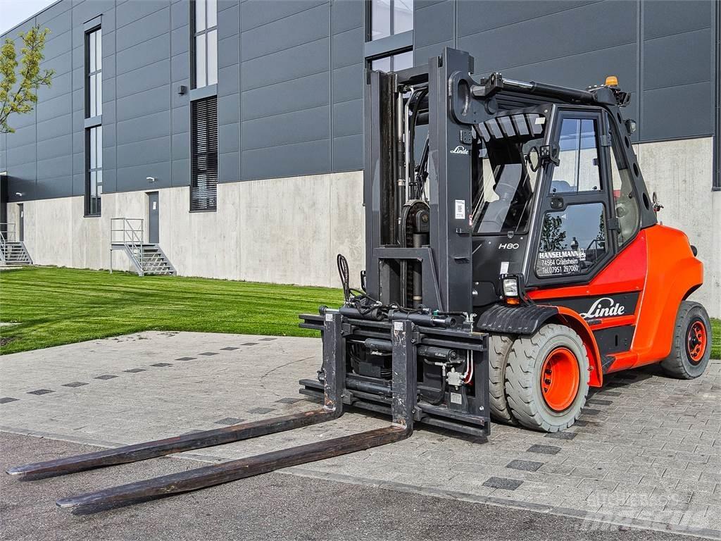 Linde H 80T/900/396 LPG gaffeltrucks