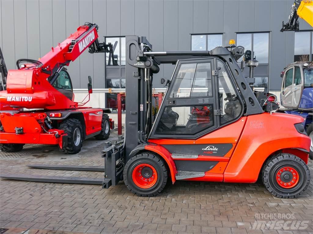 Linde H 80T/900/396 LPG gaffeltrucks