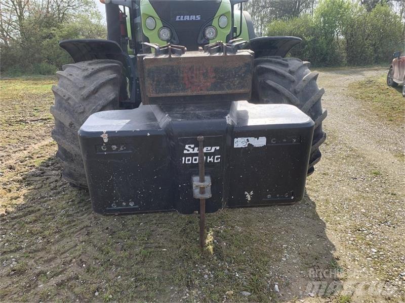  Suer 1000 kg. Frontvægte