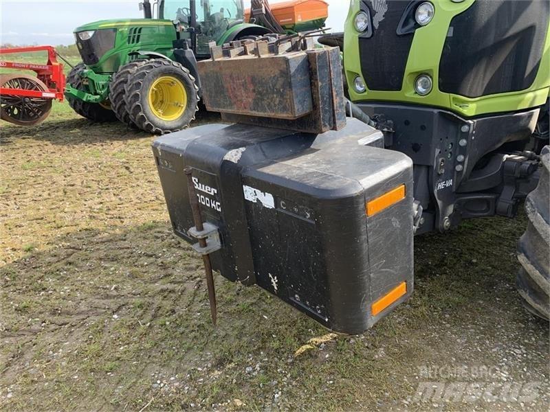  Suer 1000 kg. Frontvægte