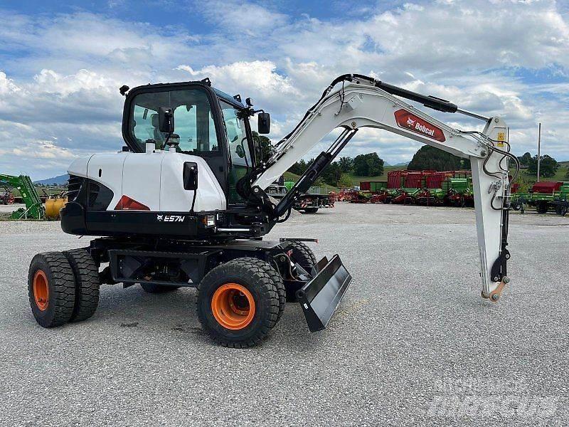 Bobcat E57W Gravemaskiner på hjul
