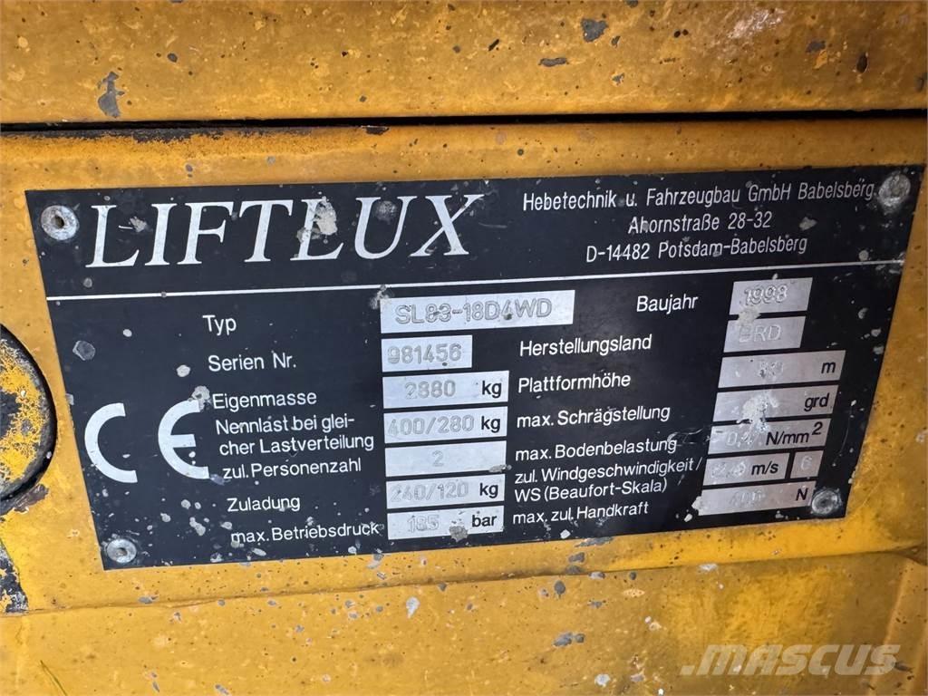 Liftlux SL83-18D/4WD Saxlifte