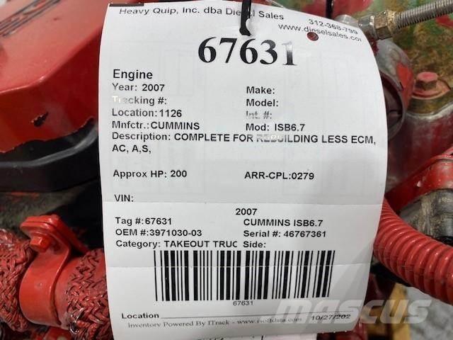 Cummins ISB6.7 Motorer