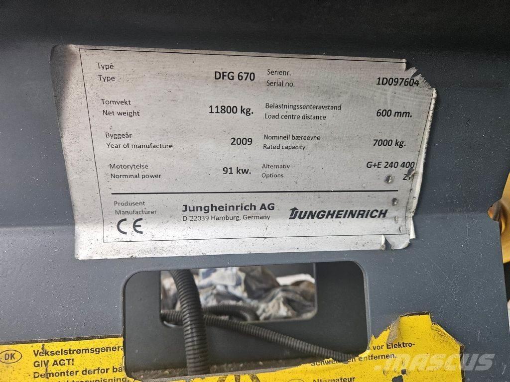 Jungheinrich DFG670 Diesel gaffeltrucks