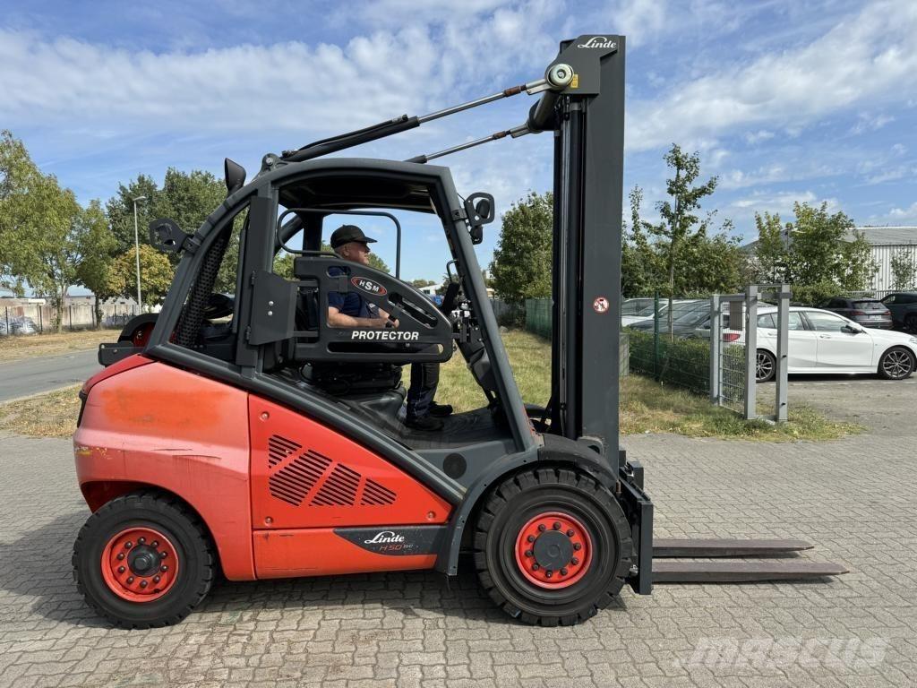 Linde H50T LPG gaffeltrucks