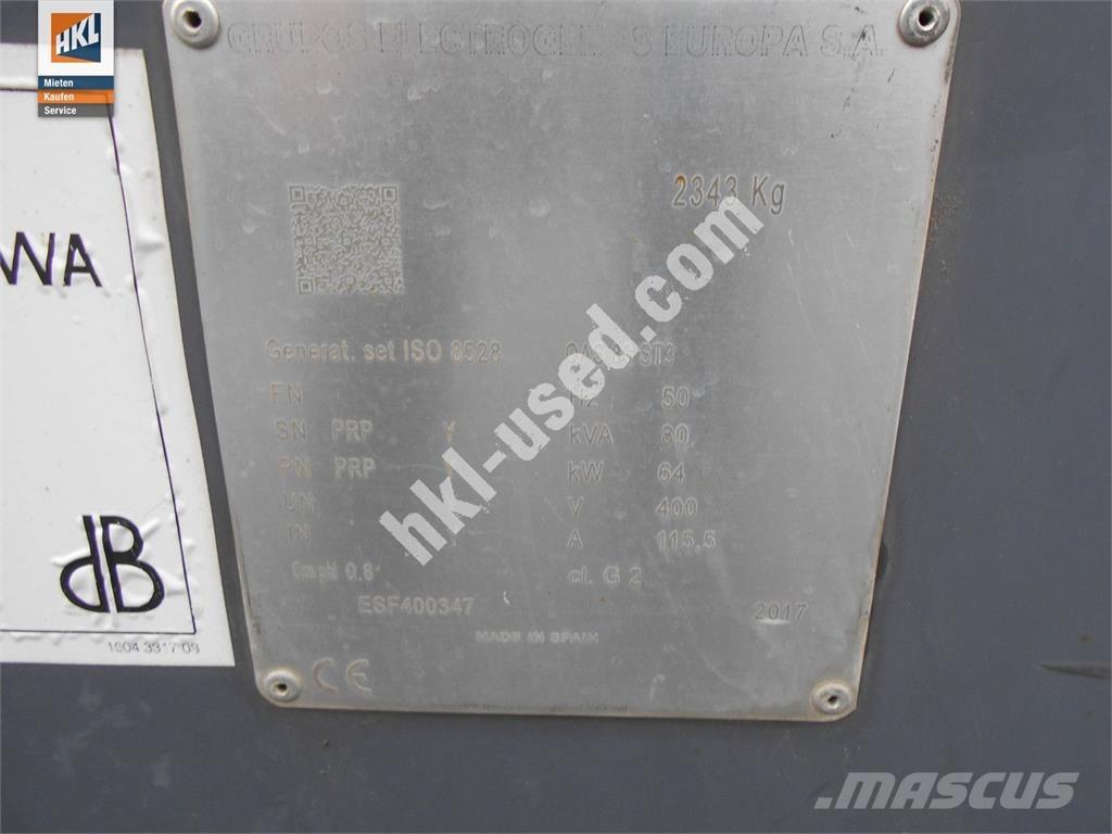 Atlas Copco QAS 80 Andre generatorer