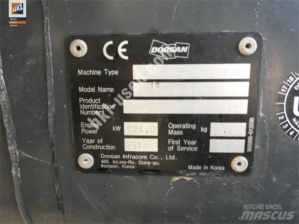 Doosan DX 225 LC-5 Gravemaskiner på larvebånd