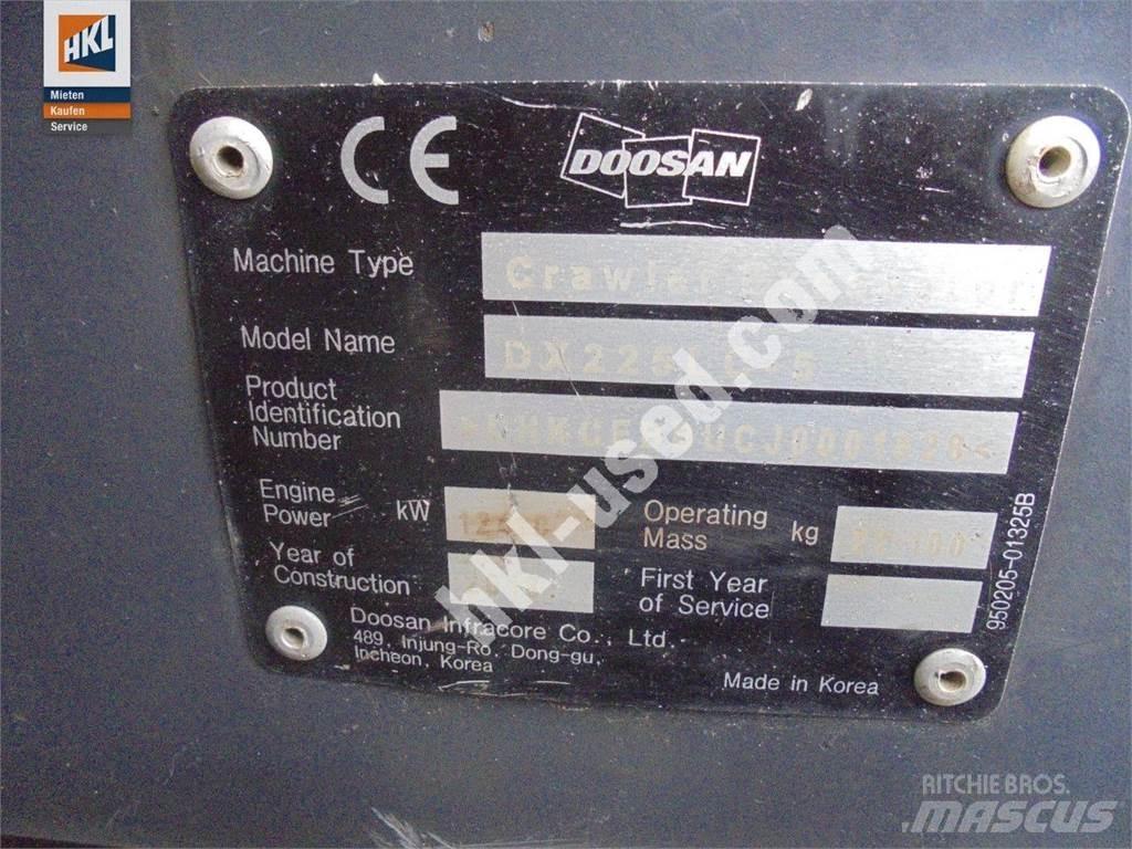 Doosan DX 225 LC-5 Gravemaskiner på larvebånd