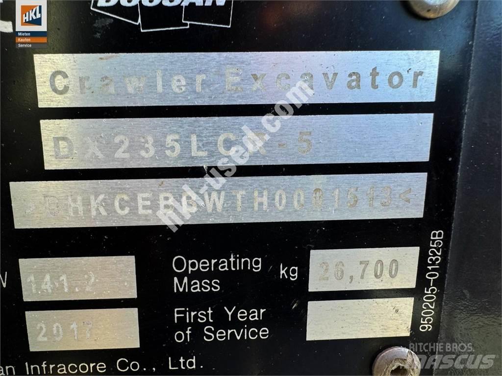 Doosan DX 235 LCR-5 Gravemaskiner på larvebånd
