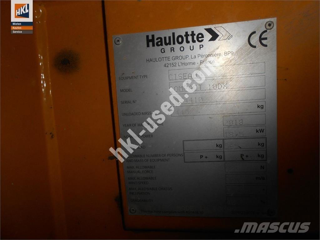 Haulotte COMPACT 10 DX Entreprenør - Andet