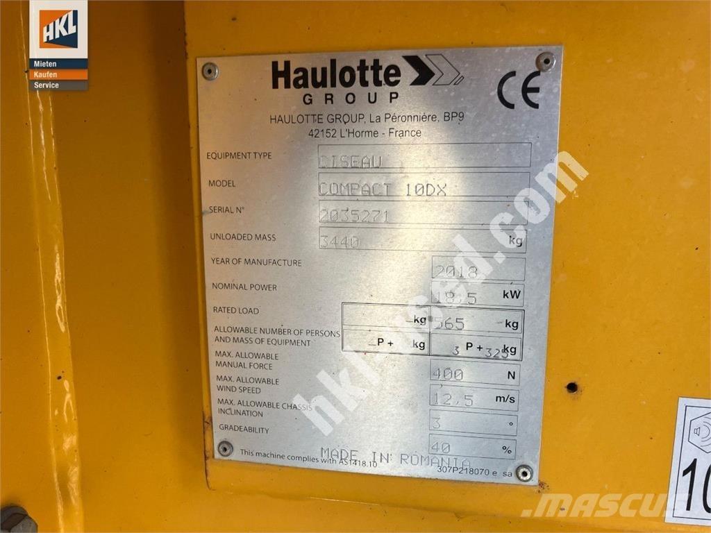 Haulotte COMPACT 10 DX Entreprenør - Andet