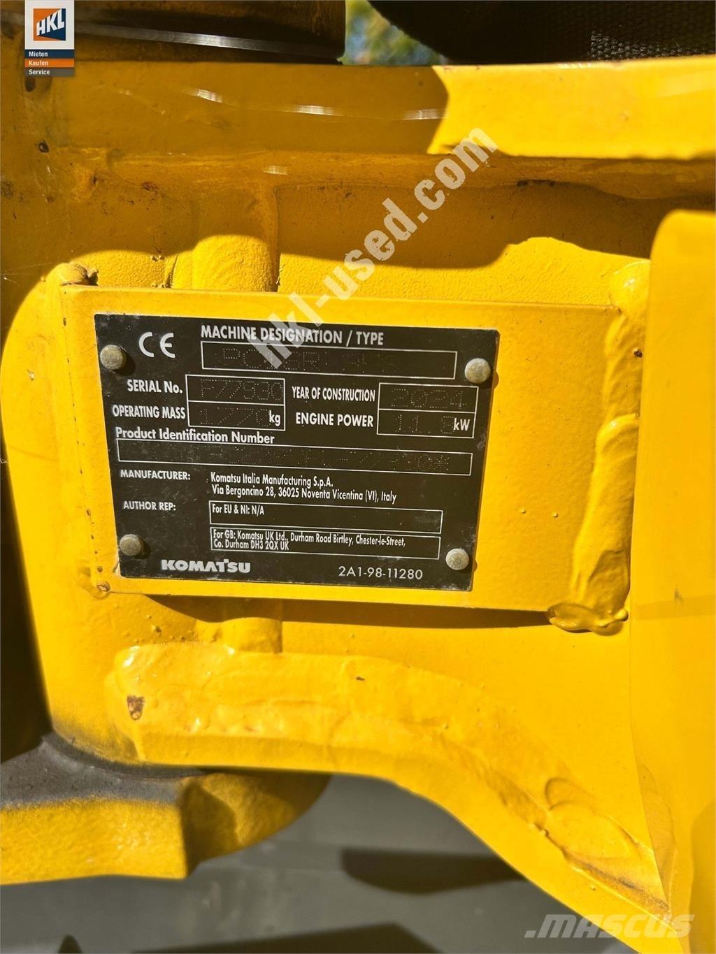 Komatsu PC 16 R-3HS Minigravemaskiner