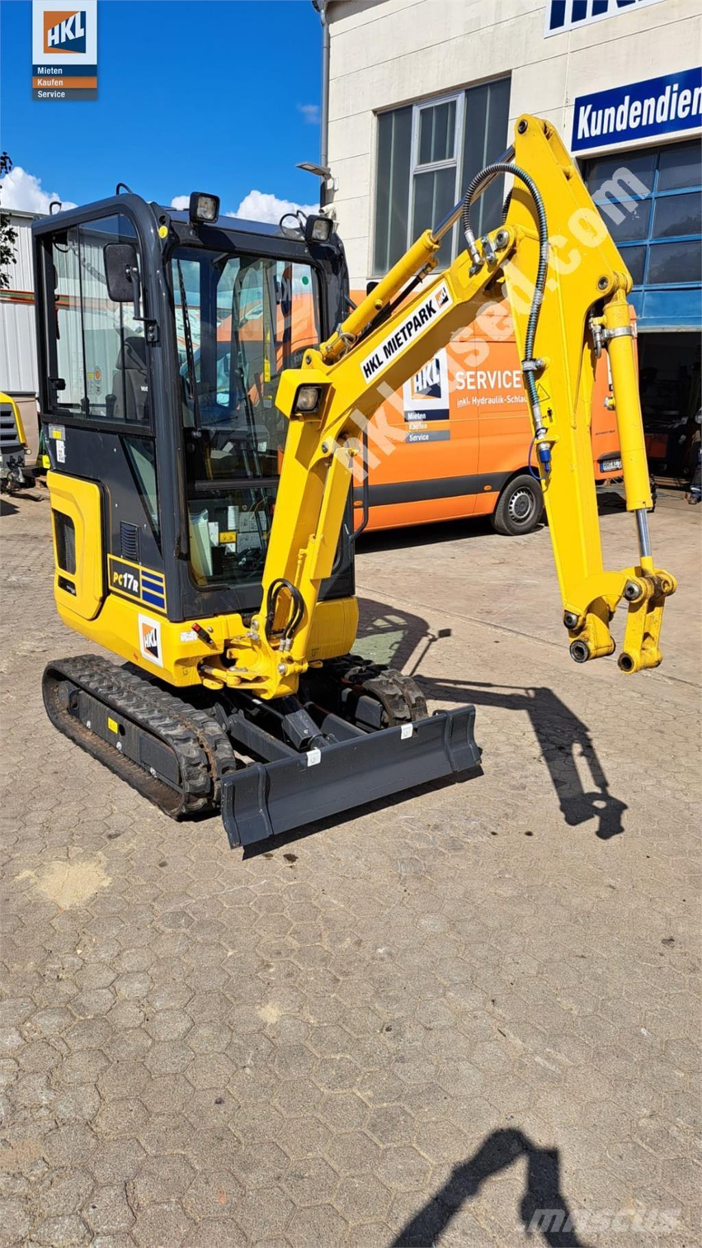 Komatsu PC 17 R-5 Minigravemaskiner