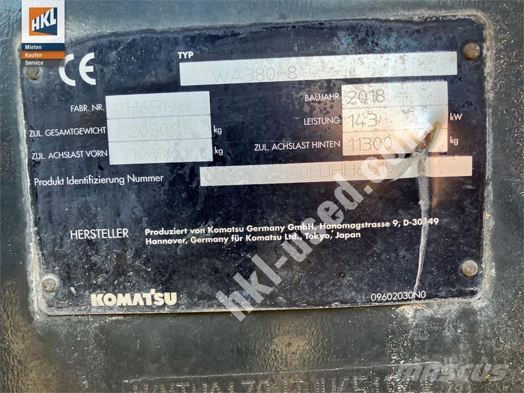 Komatsu WA 380-8 Læssemaskiner på hjul