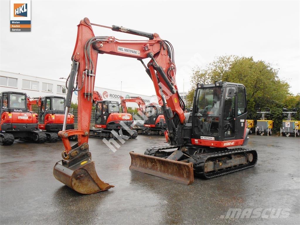 Kubota KX 080-4 Minigravemaskiner