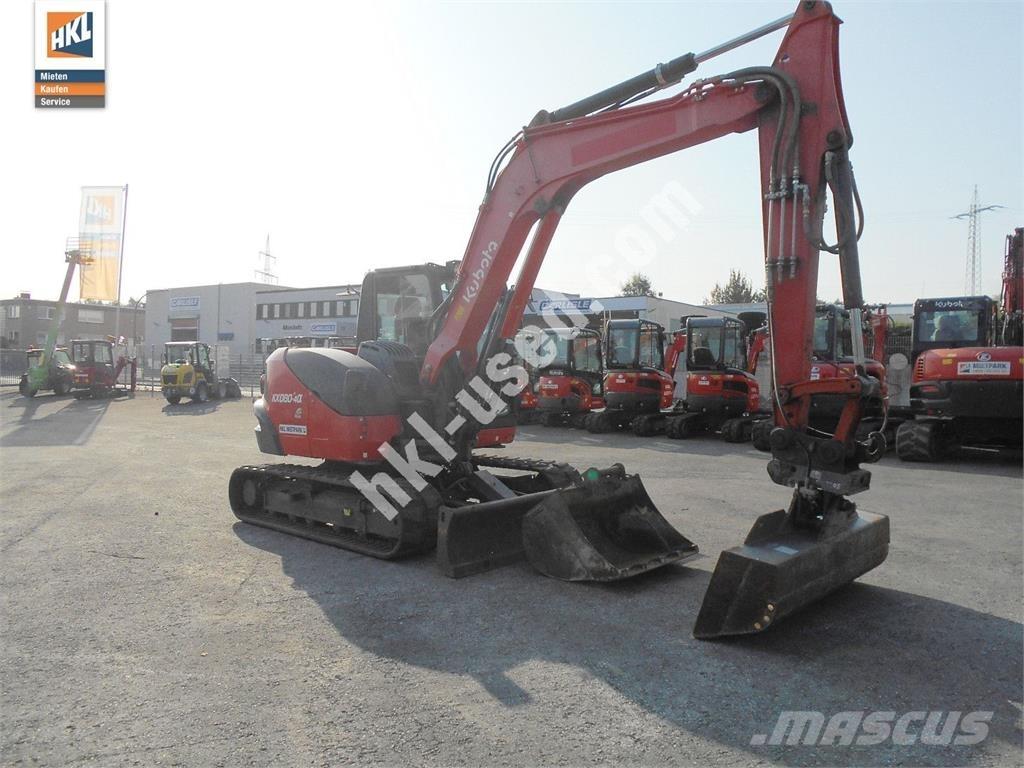 Kubota KX 080-4 Minigravemaskiner