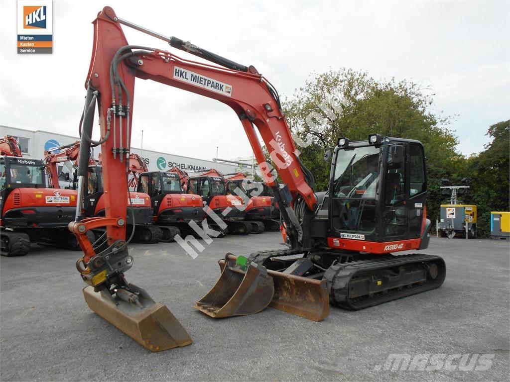 Kubota KX 080-4 Minigravemaskiner
