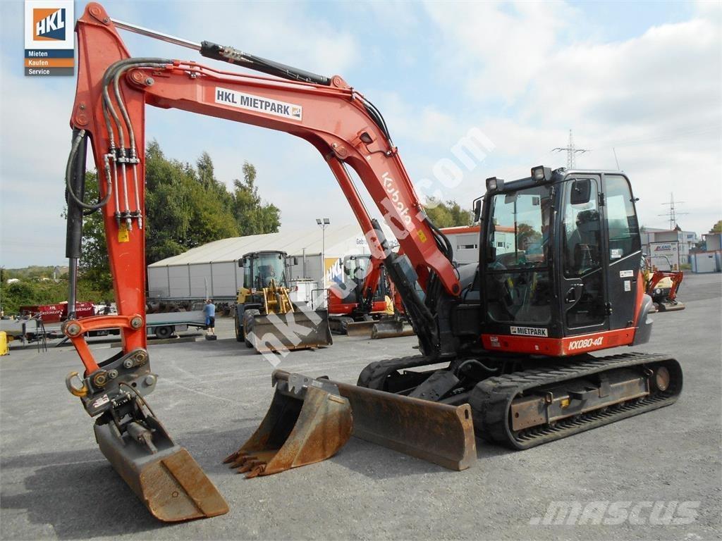 Kubota KX 080-4 Minigravemaskiner