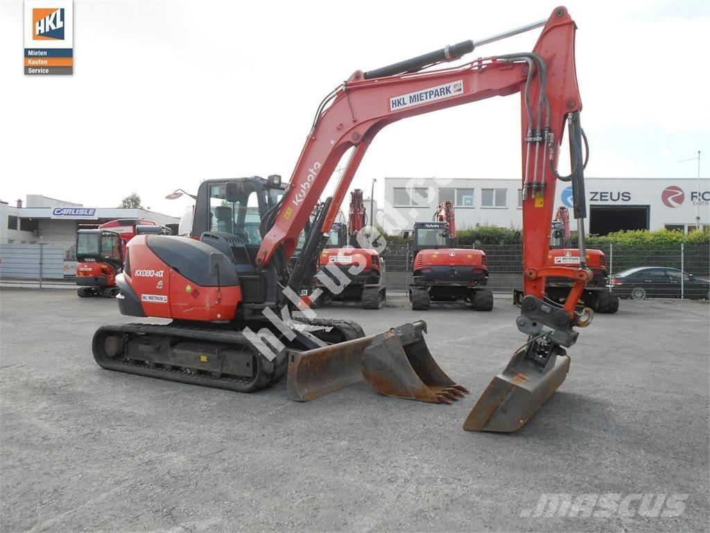 Kubota KX 080-4 Minigravemaskiner