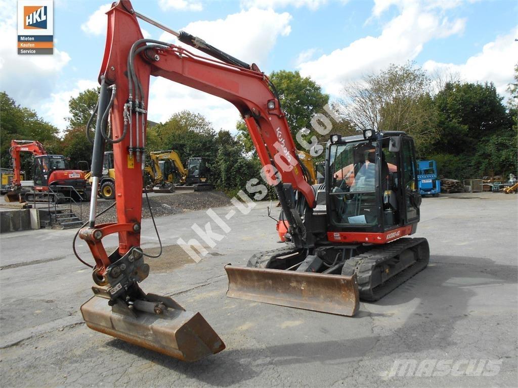 Kubota KX 080-4 Minigravemaskiner