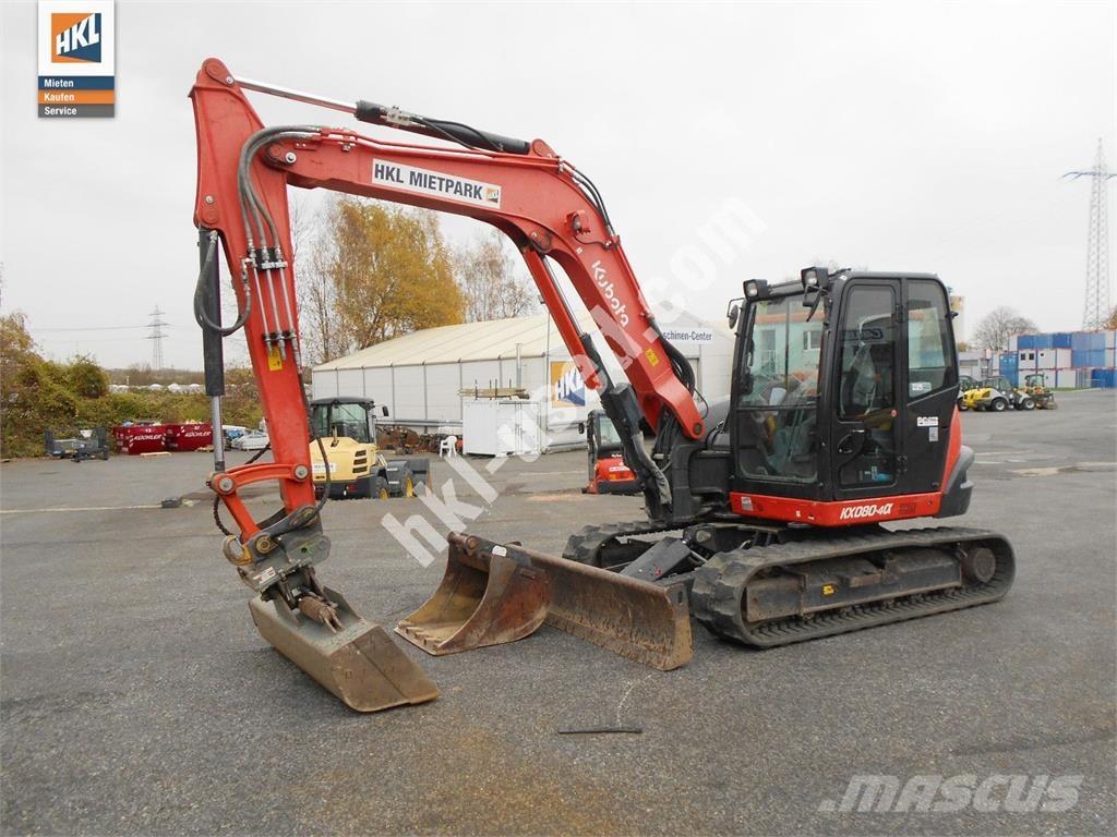 Kubota KX 080-4 Minigravemaskiner