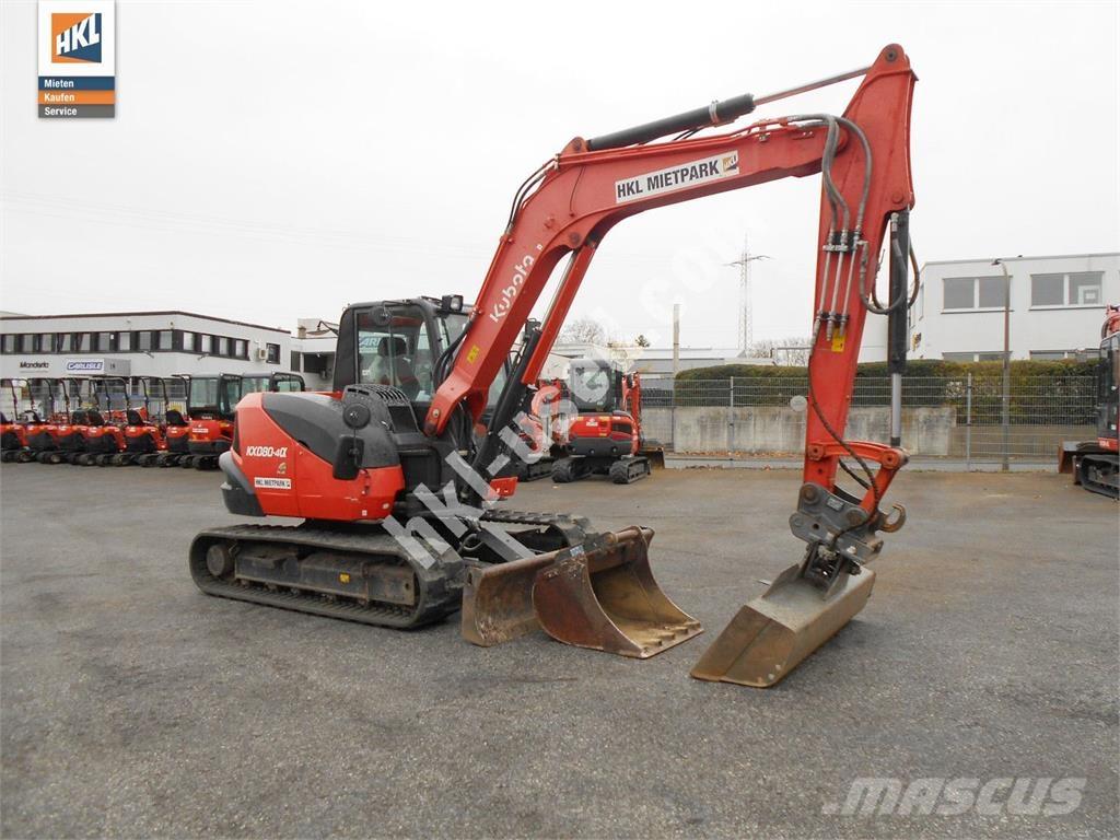 Kubota KX 080-4 Minigravemaskiner