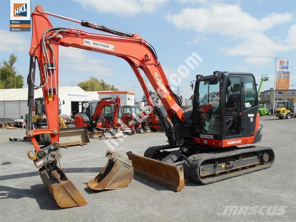 Kubota KX 080-4 Minigravemaskiner