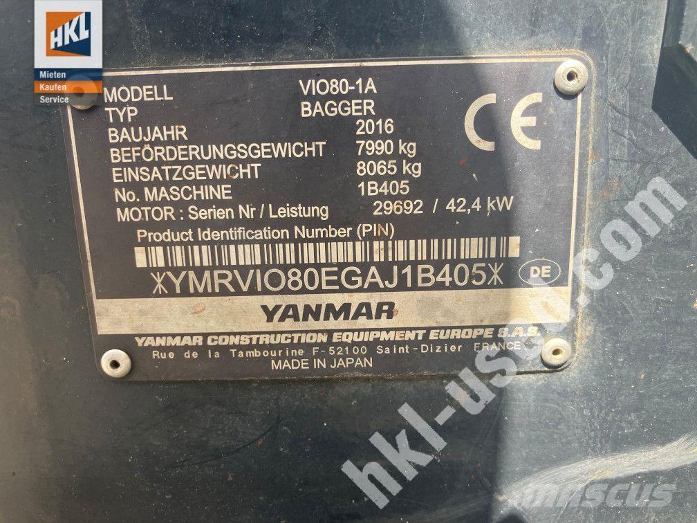Yanmar VIO 80-1 Minigravemaskiner