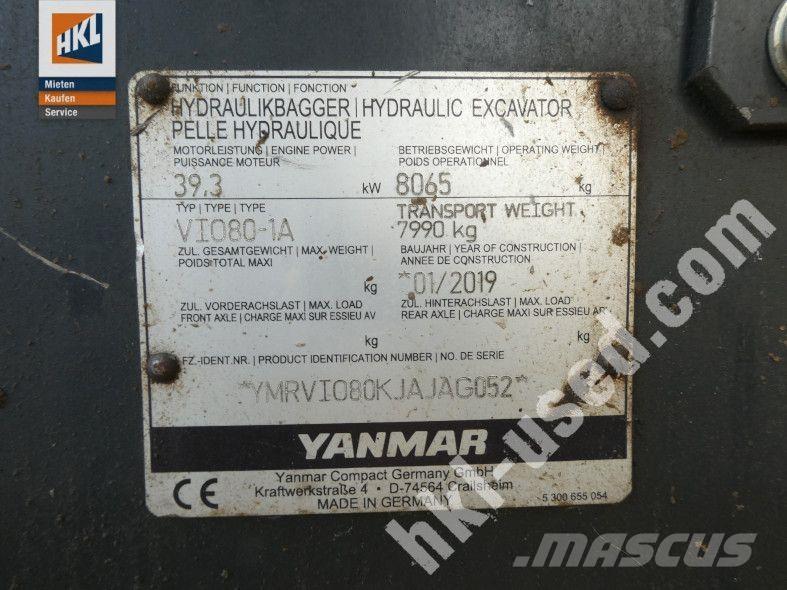 Yanmar VIO 80-1 Minigravemaskiner