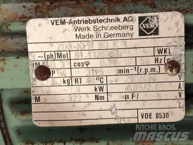  1,1 kW VEM E-Motor Motorer