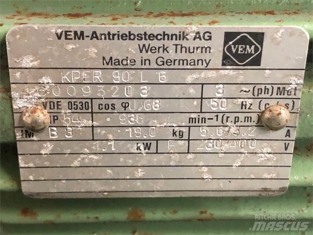  1,1 kW VEM E-Motor Motorer