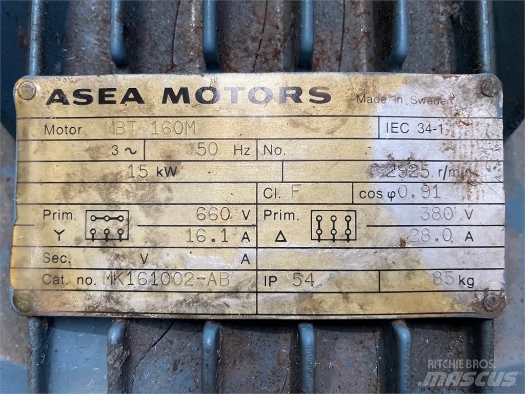  15 kw Asea MBT160M E-motor Motorer