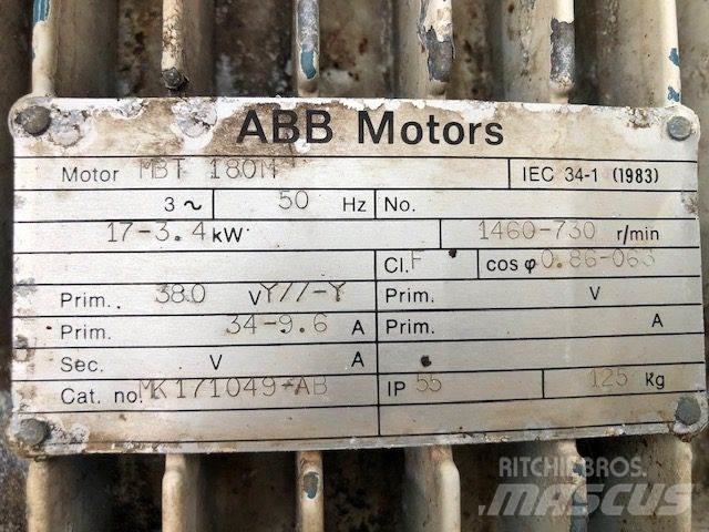  17 kW ABB MBT180M El-Motor Motorer