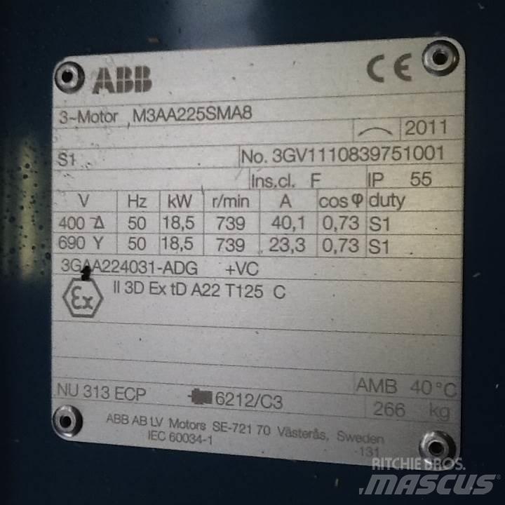  18,5 kW ABB E-Motor Motorer