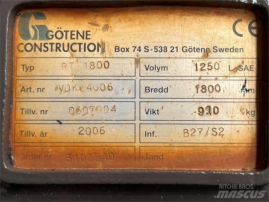  1800 mm Planerskovl Entreprenør - Andet