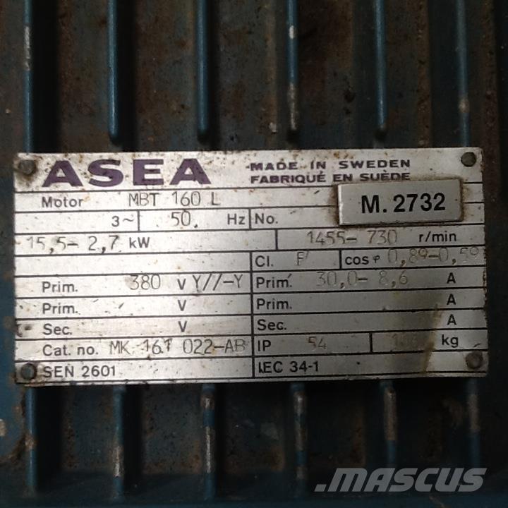  2,7 kW Asea E-Motor Motorer