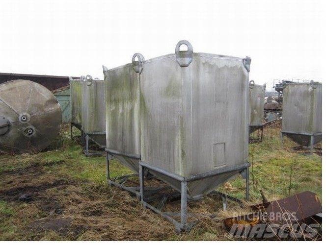  2000 Ltr. Silo, alu - 10 stk. Andet tilbehør