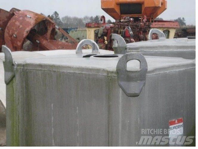 2000 Ltr. Silo, alu - 10 stk. Andet tilbehør
