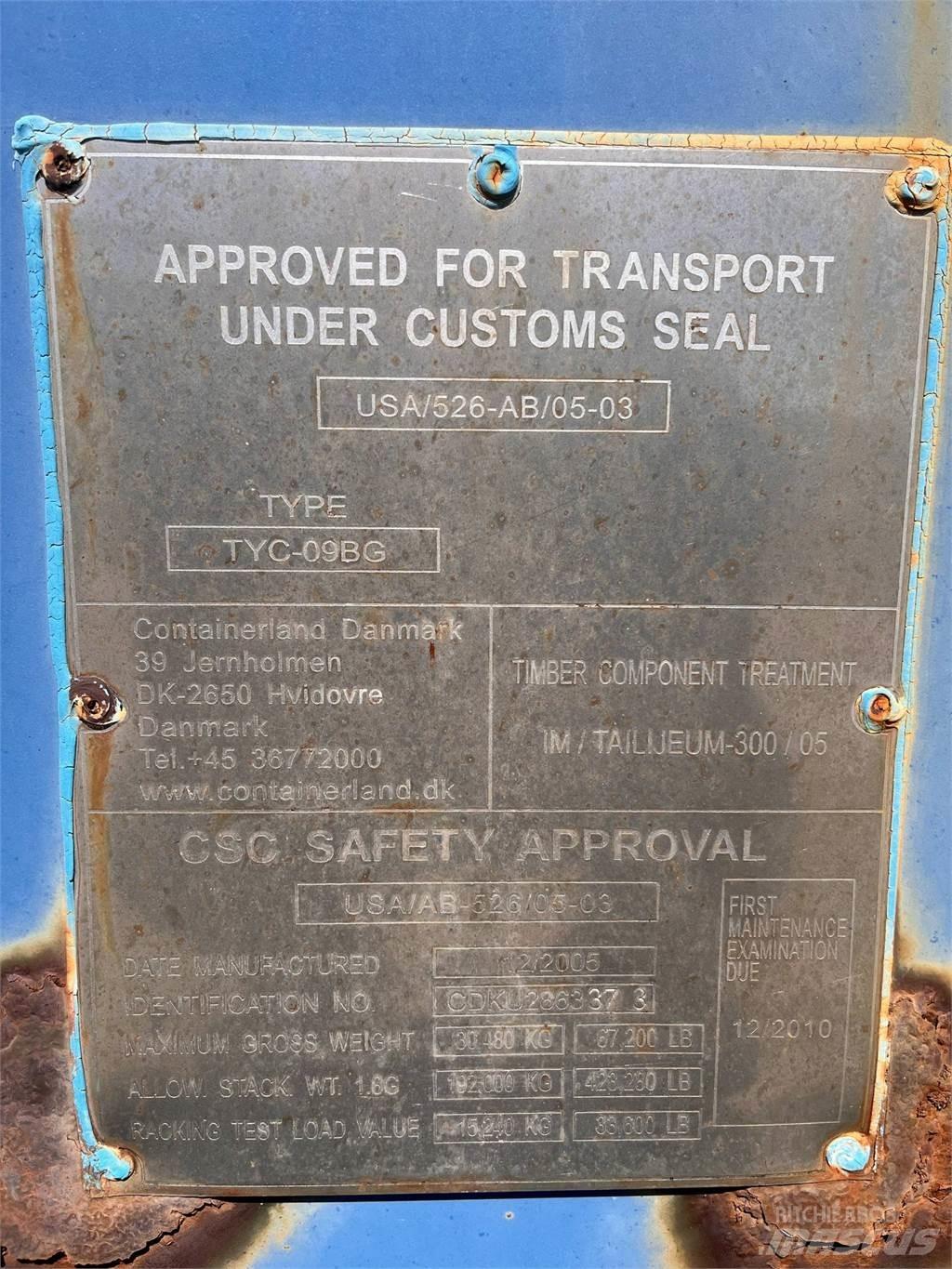  20FT Container Opbevaringscontainere