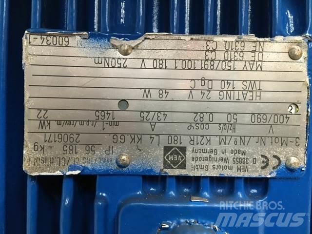  22 kw Gearmotor Motorer